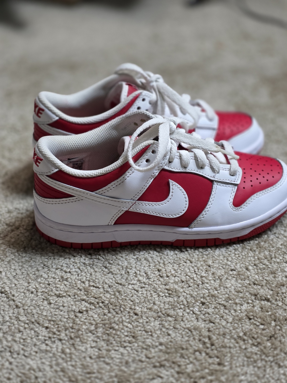 Nike Dunk Low GS "Championship Red" / "University Red